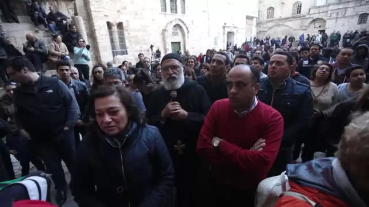 Filistinli Hristiyanlar İsrail\'in "Kilise Kararını" Protesto Etti