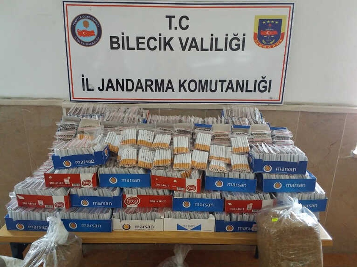 Jandarmanın Kaçak Sigara ve Tütün Operasyonu