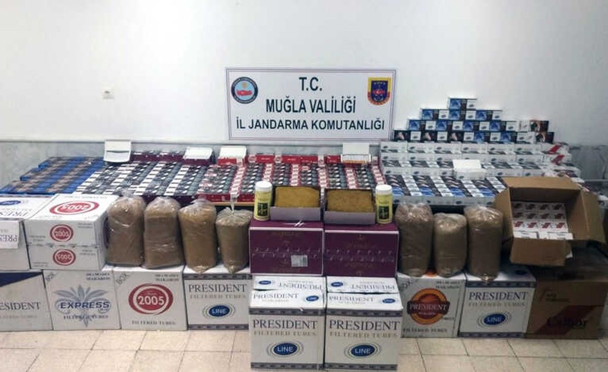Muğla Jandarmasından Kaçak Sigara Operasyonu