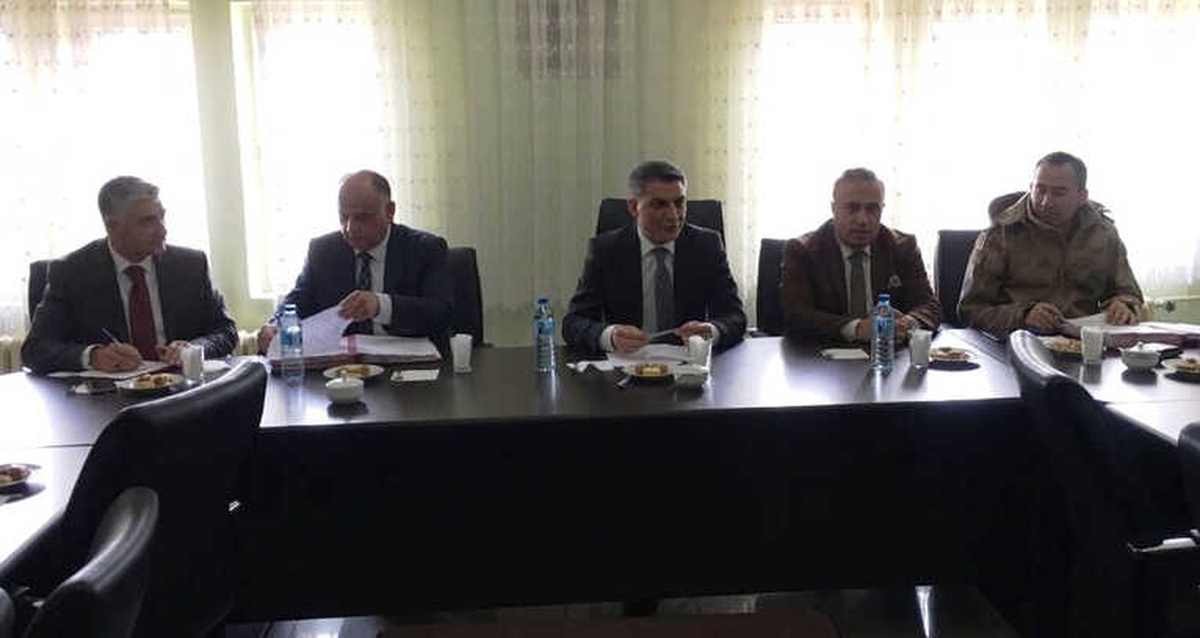 Tatvan\'da Aylık Asayiş ve Güvenlik Toplantısı