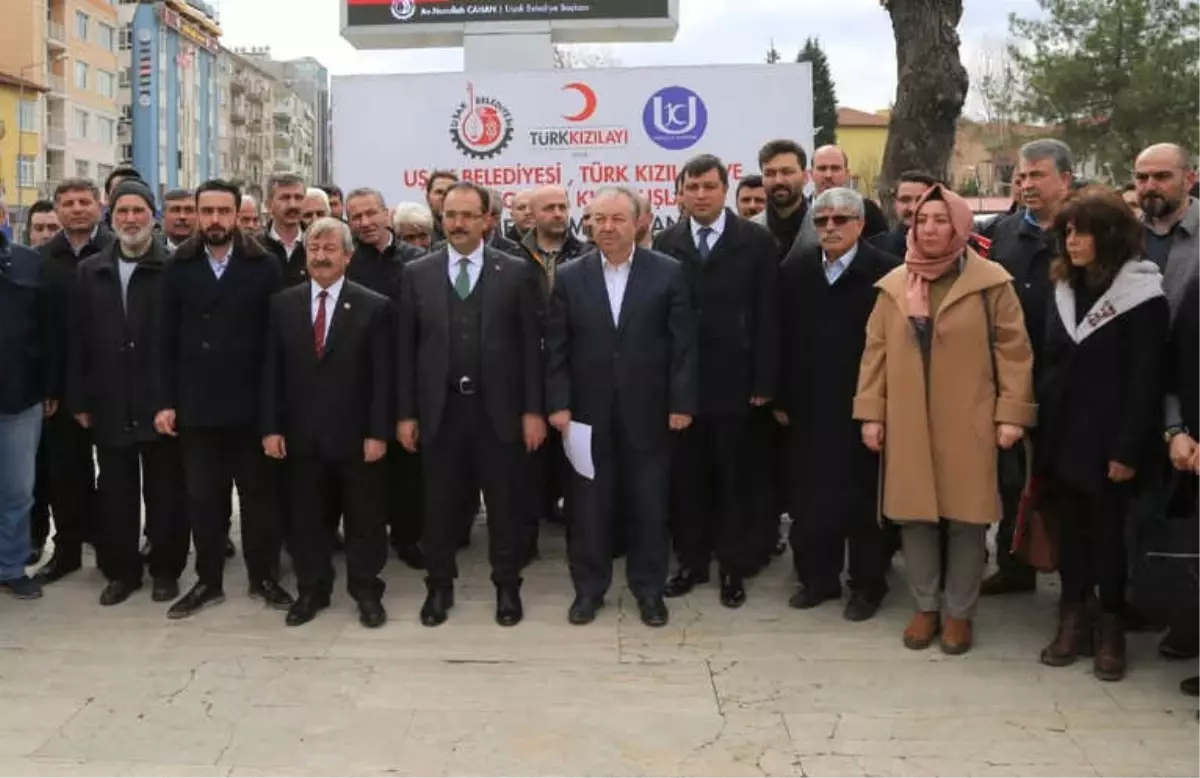 Uşak\'ta Afrin İçin Yardım Kampanyası Başlatıldı