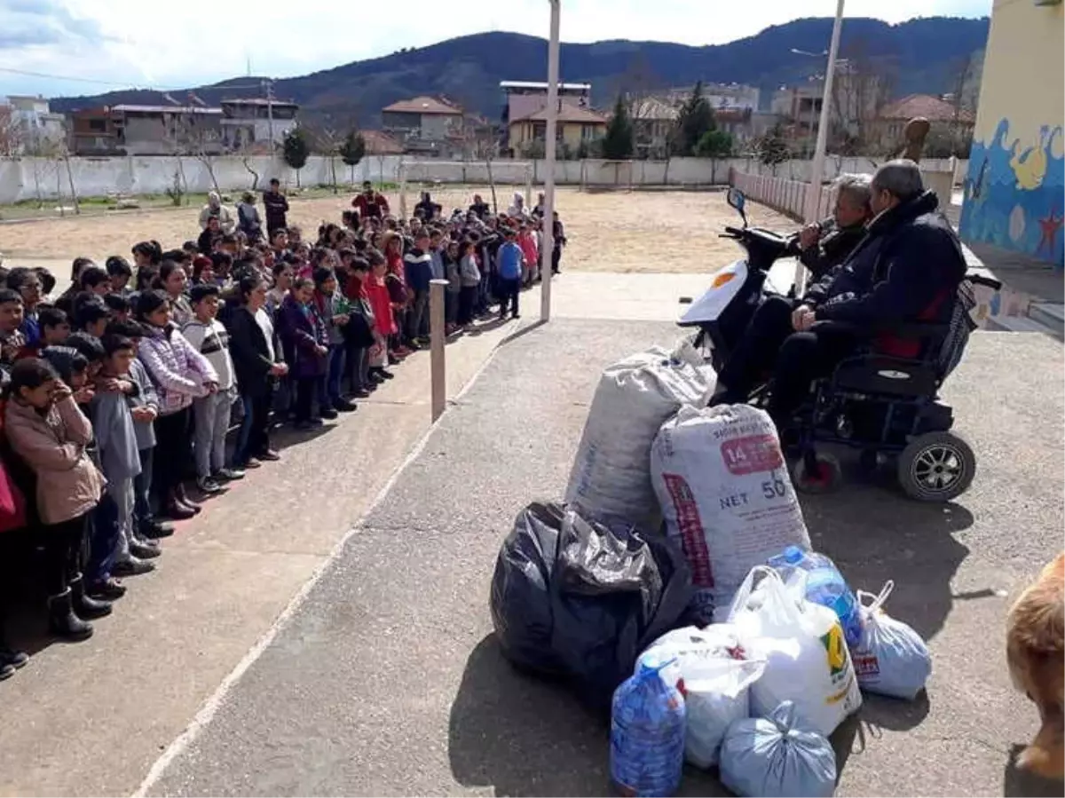 Alaşehirli Öğrenciler 15 Bin Mavi Kapak Topladı