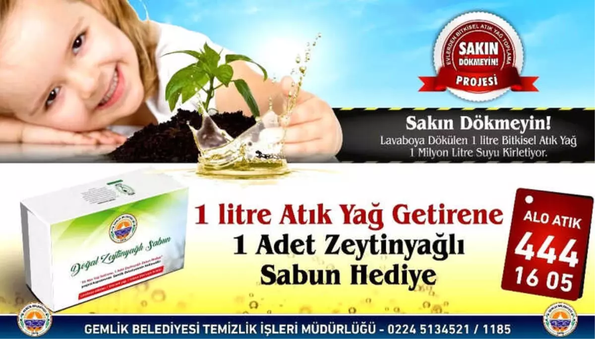 Atık Yağı Getir Zeytinyağlı Sabunu Götür