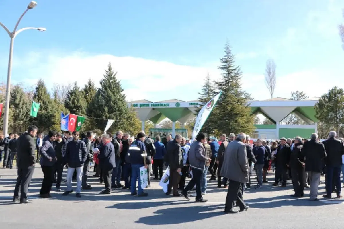 CHP Şeker Fabrikası İşçilerine Destek Verdi