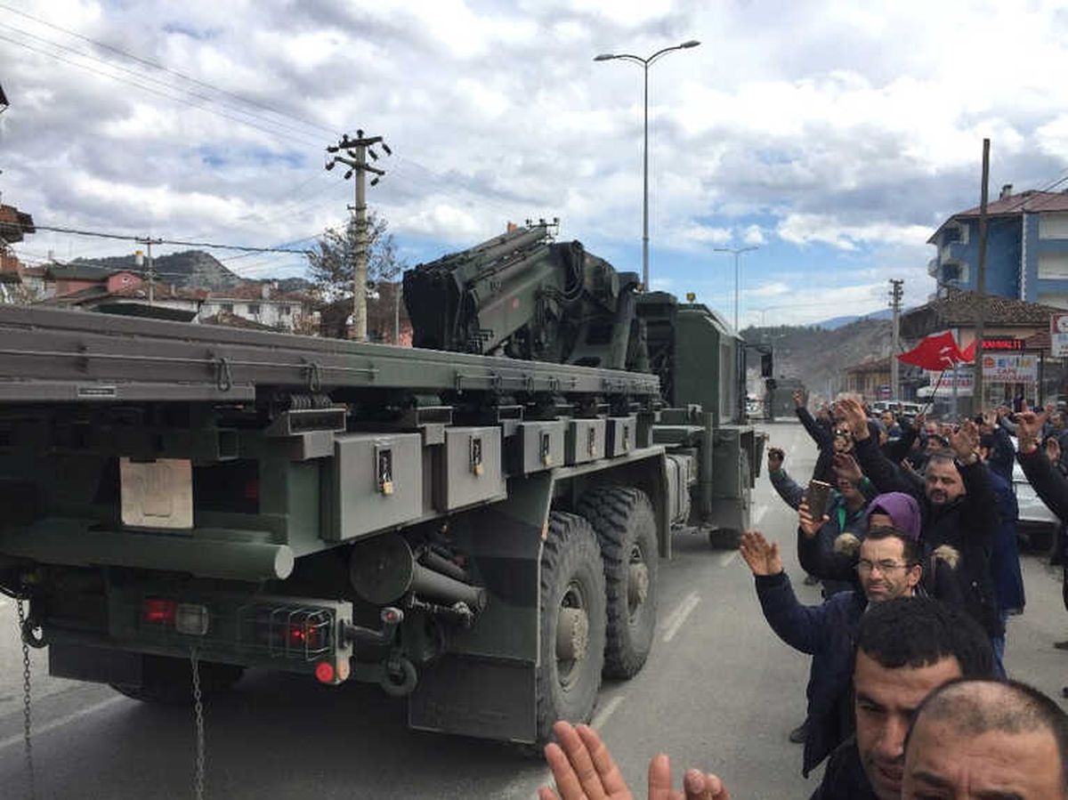 Hanönü Halkı Askeri Konvoya Sevgi Gösterisinde Bulundu