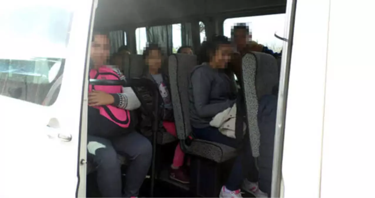 Çevirmede Yakalanan Korsan Öğrenci Servisinin Şoförü Alkollü Çıktı