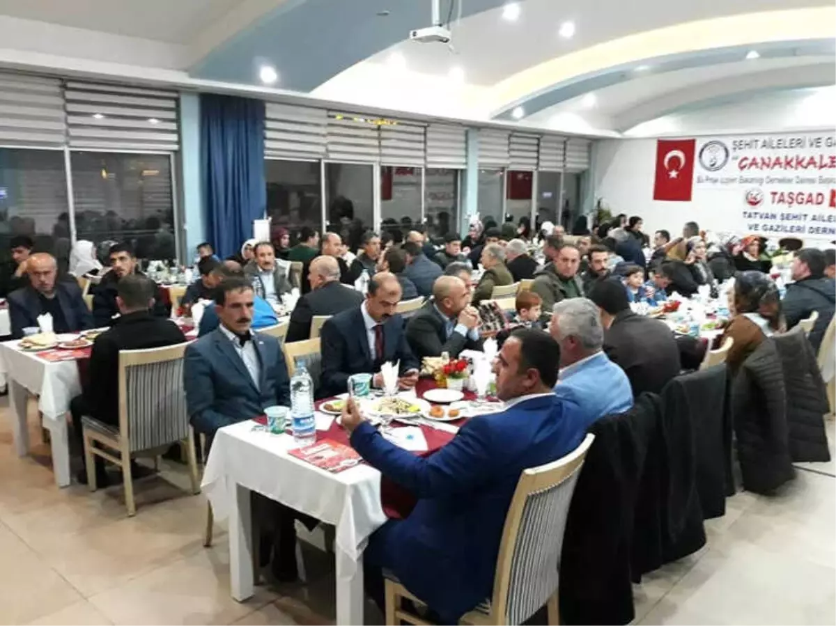 Şehit Aileleri ve Gaziler Yemekte Bir Araya Geldi