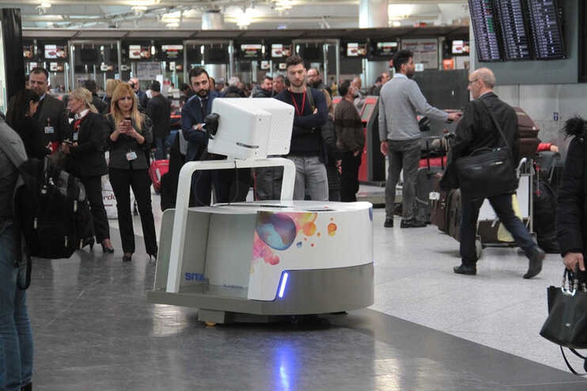 THY Yolcularının Bagajlarını Robot "Leo" Taşıyacak