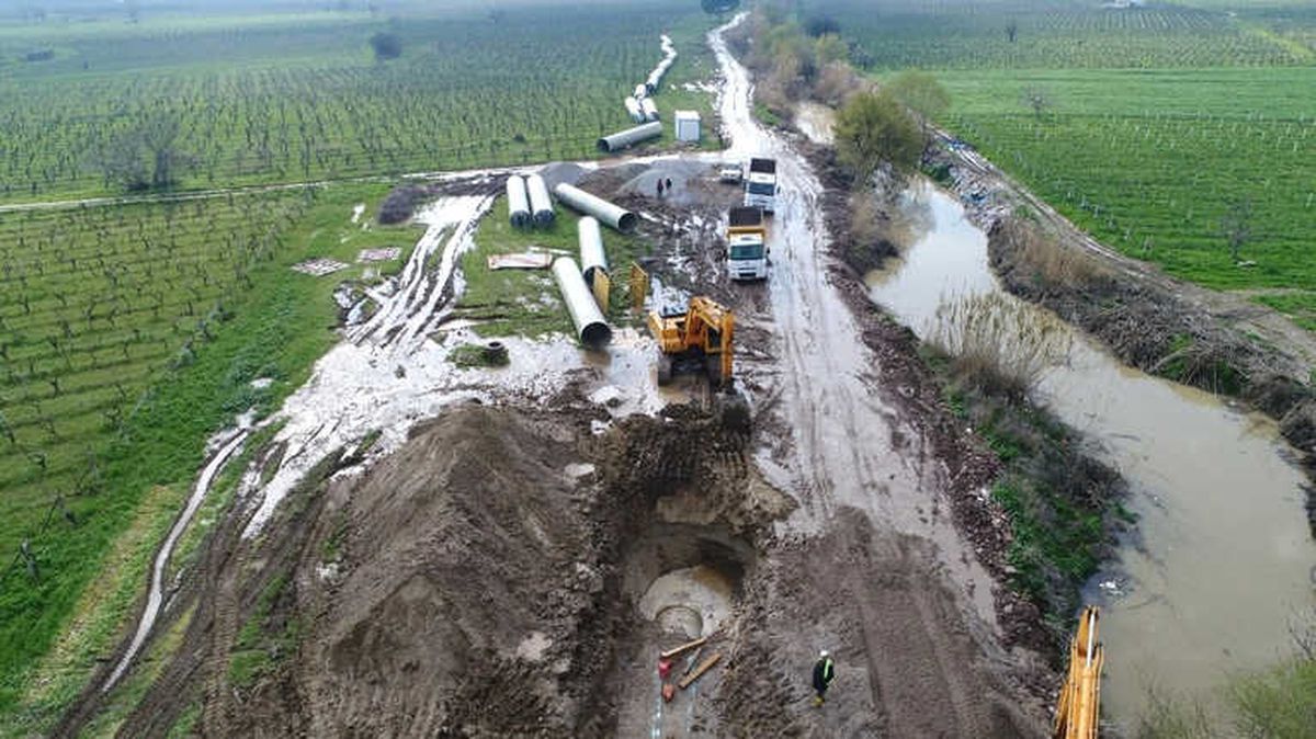 59 Milyonluk Tesisin Deşarj Hattı Çalışmaları Başladı