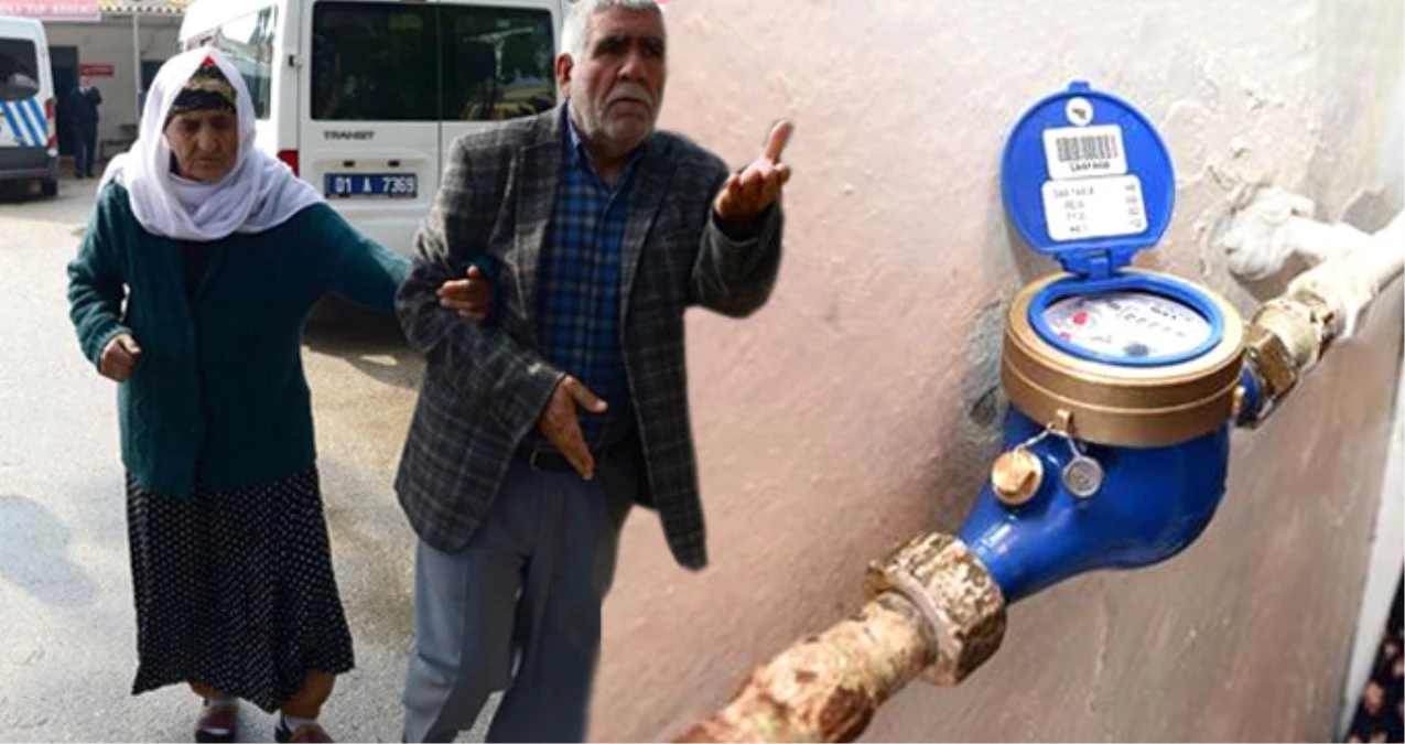 81 Yaşındaki Adanalı Teyze, Kaçak Su Kullanmaktan Gözaltına Alındı