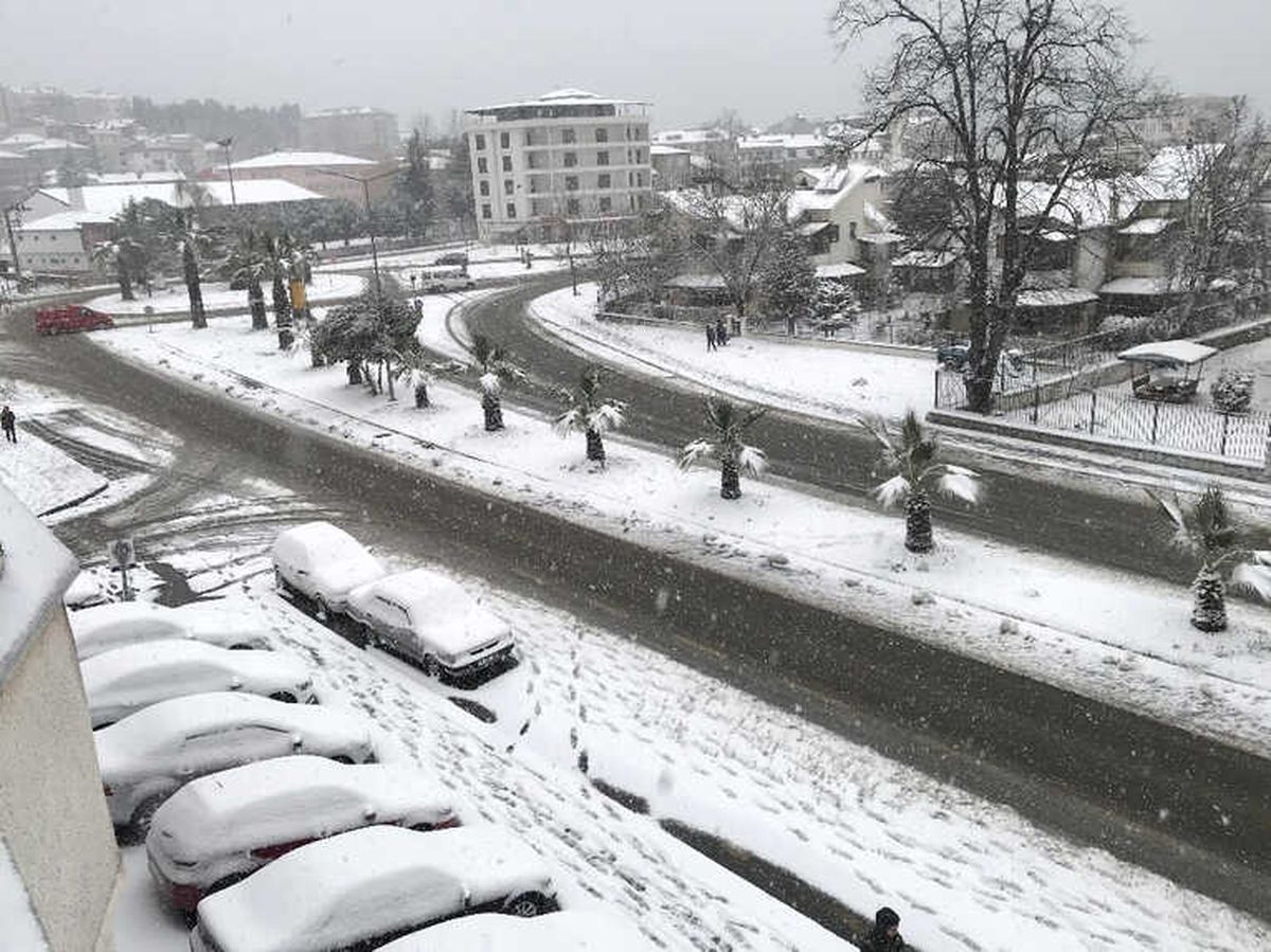 Akçakoca\'dan Kar Manzaraları