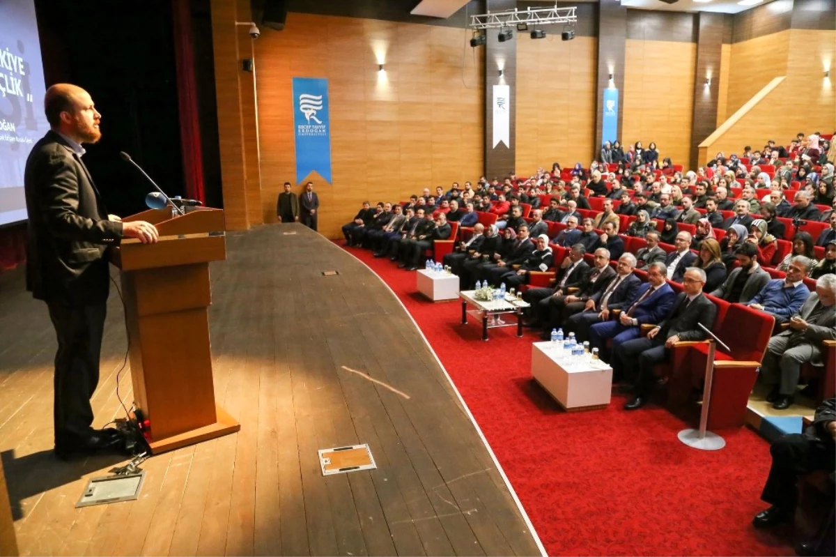 Bilal Erdoğan Recep Tayyip Erdoğan Üniversitesi\'nde "Yeni Türkiye ve Gençlik" Konferansına Katıldı
