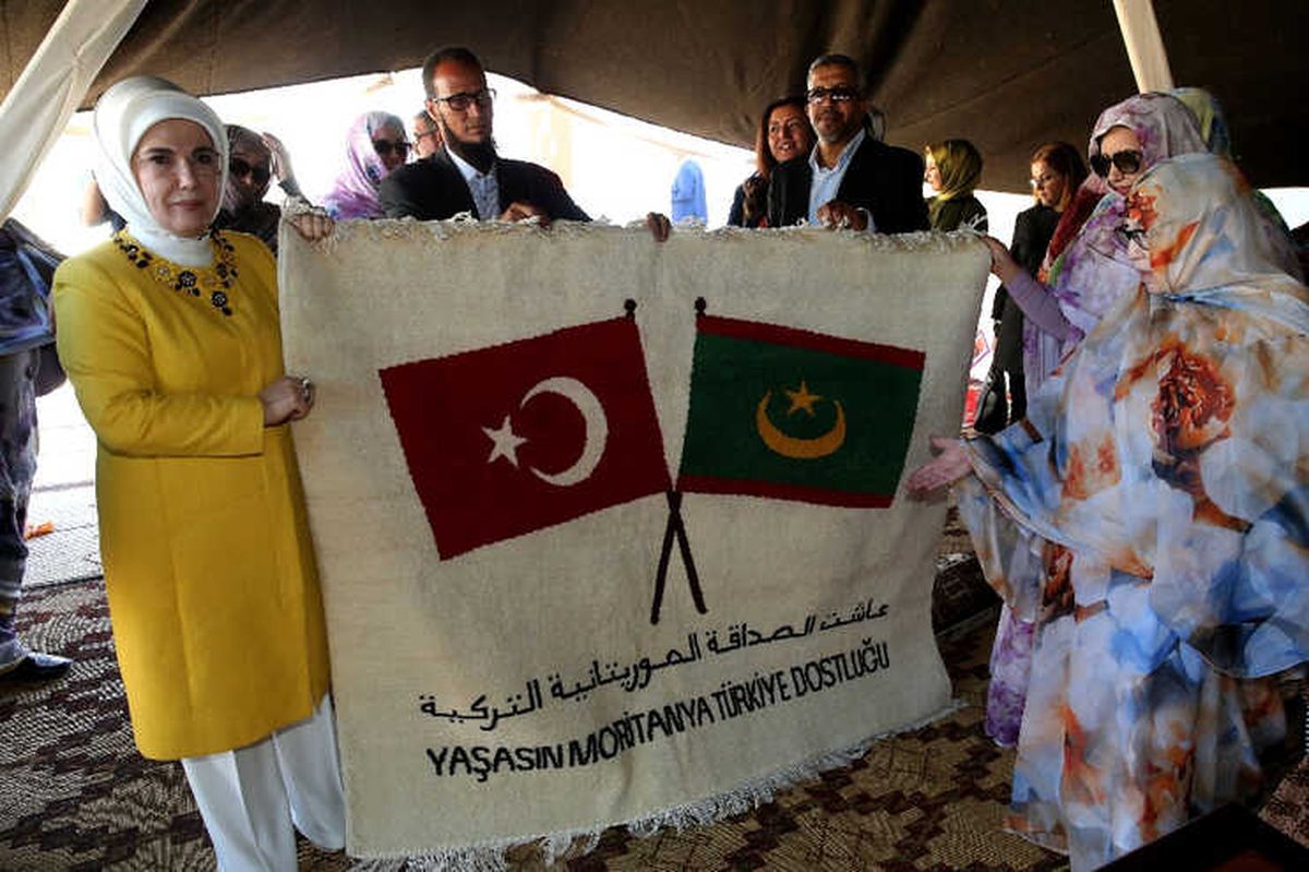 Emine Erdoğan\'dan Moritanya Maarif Vakfı Okuluna Ziyaret