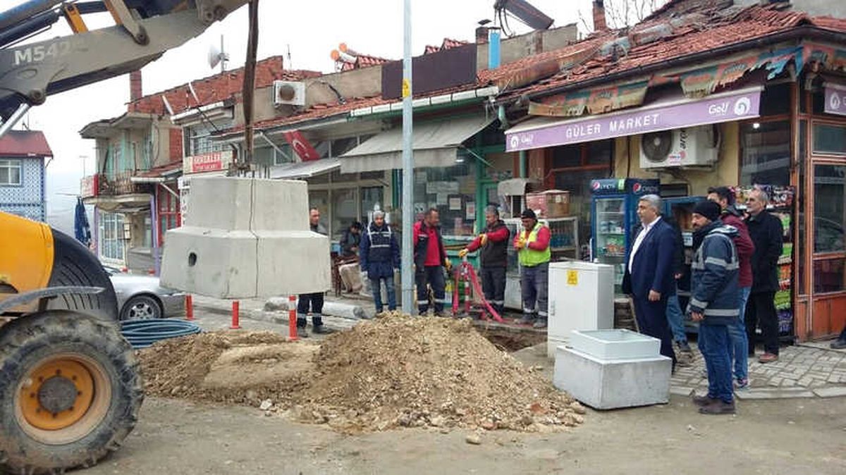 Hisarcık\'ta Mobese Sistemi Kurulum Çalışmaları