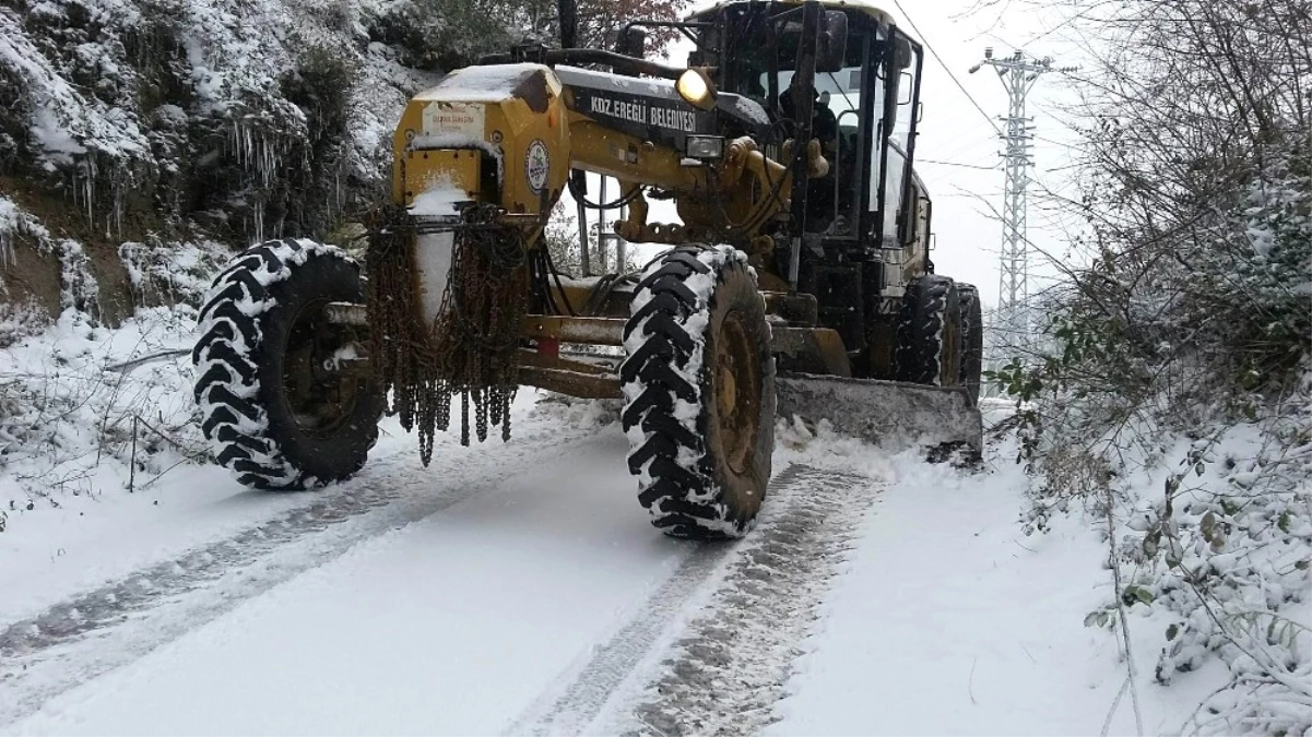 Kdz. Ereğli Belediyesi Karla Mücadele Çalışması Başlattı