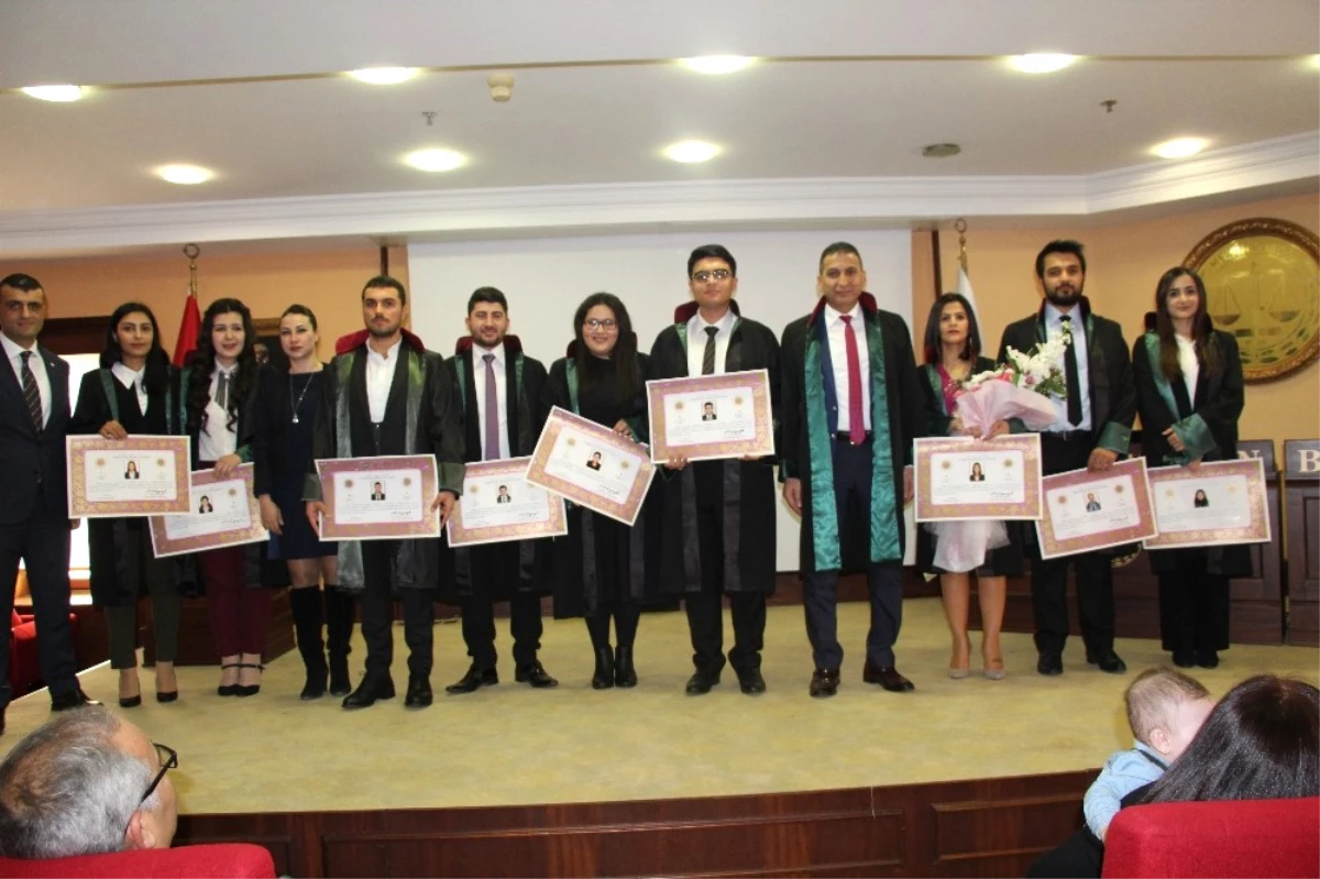 Mersin\'de 9 Avukat Daha Yemin Ederek Göreve Başladı