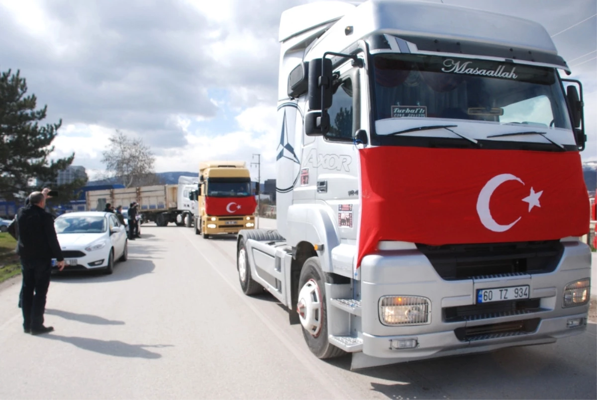 Şeker Fabrikasının Özelleştirilmesine Karşı Nakliyecilerden Konvoy Eylemi