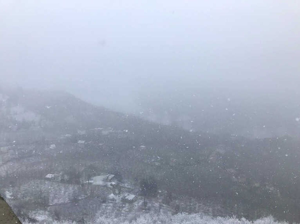 Trabzon\'a Kar Beşikdüzü İlçesinden Girdi