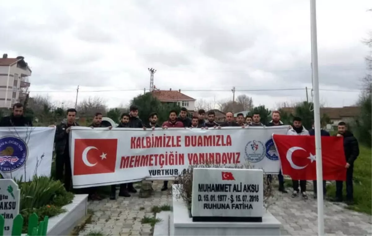 15 Temmuz Şehidi Kabri Başında Anıldı