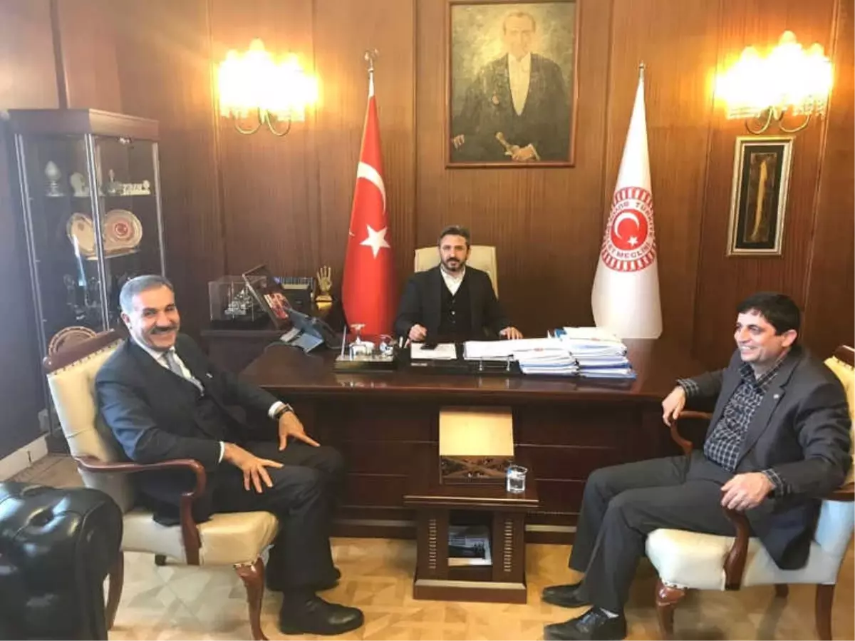 Başkan Aslan TBMM Başkanvekili Aydın ile Bir Araya Geldi
