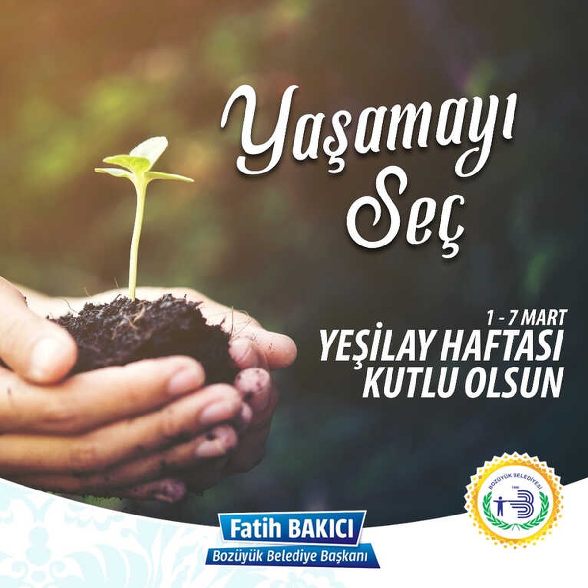Bozüyük Belediye Başkanı Fatih Bakıcı, Yeşilay Haftasını Kutladı