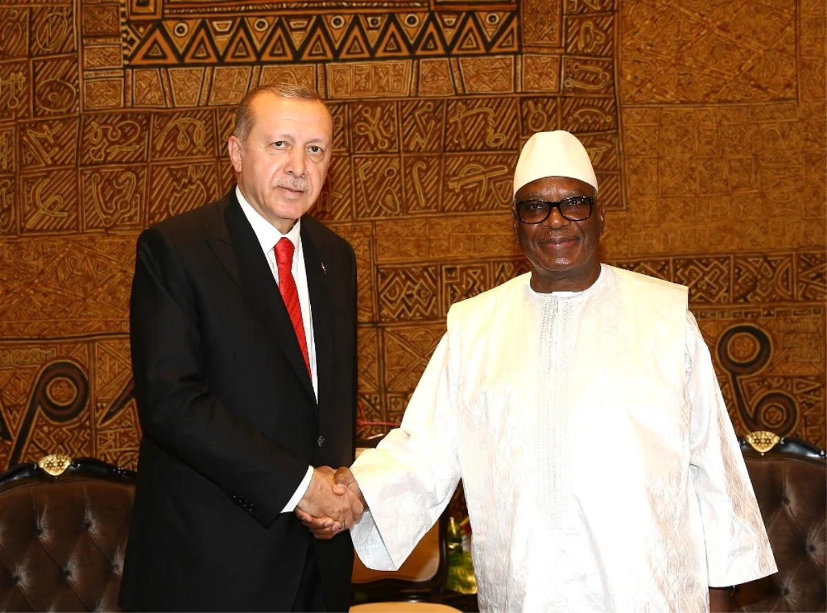 Cumhurbaşkanı Erdoğan, Mali Cumhurbaşkanı İbrahim Boubacar Keita ile Görüştü