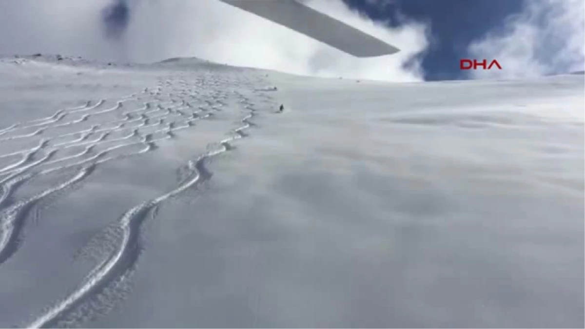 Rize-Heliski Tutkunlarını, Çığdan Airbag Çanta Koruyor