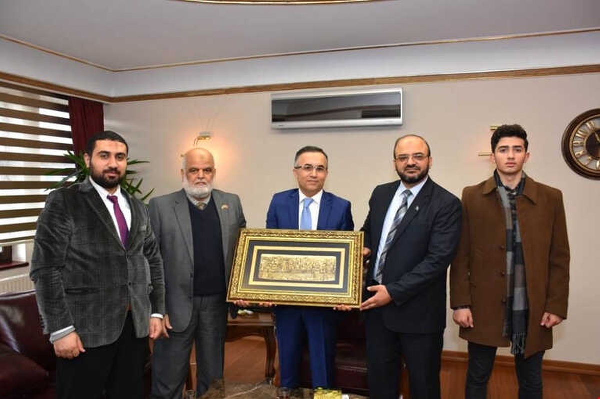 Vali Çeber, Filistin Heyetini Kabul Etti