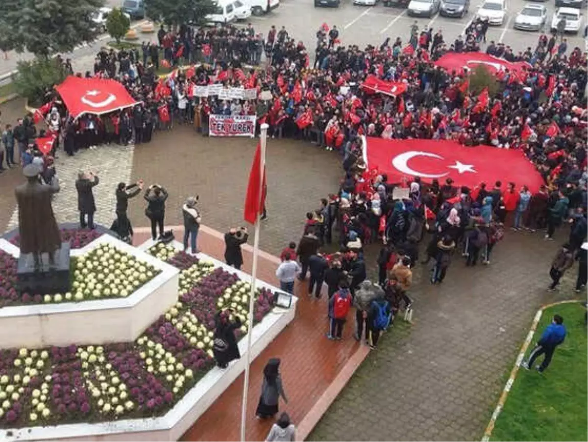 Vezirköprü\'de Şehitlere Minnet Yürüyüşü