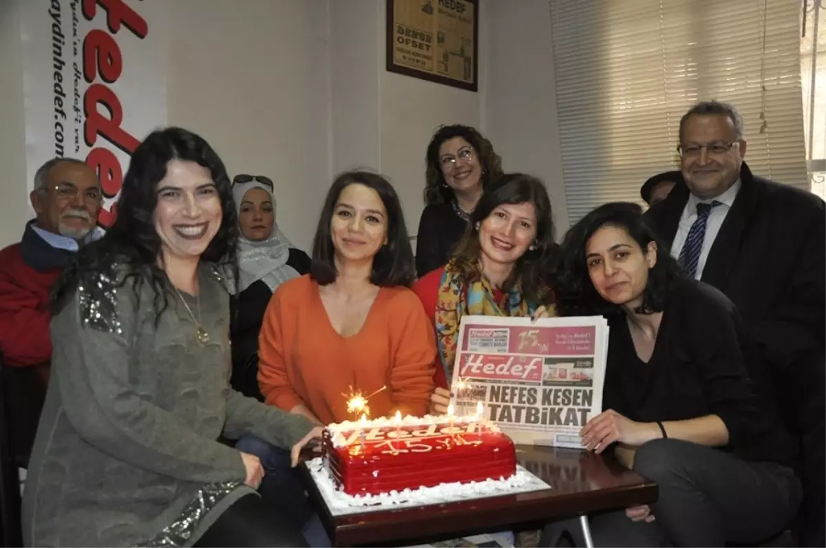 Hedef Gazetesi 15 Yaşına Girdi