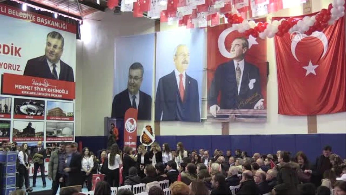 Kırklareli Belediyesinin Toplu Açılış ve Temel Atma Töreni