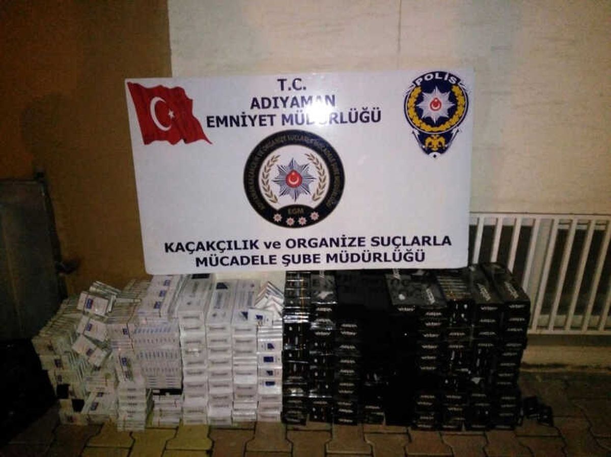 Polis Kaçak Sigaraya Geçit Vermiyor