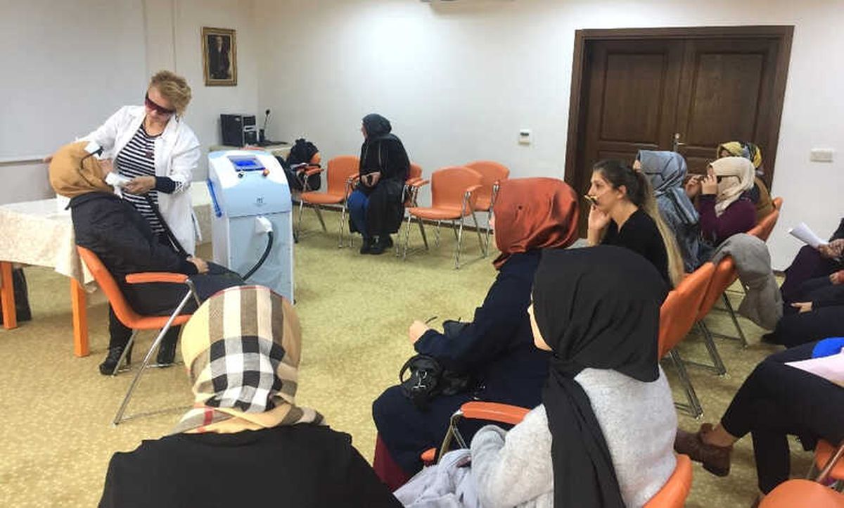 Pursaklar Belediyesinde Kadınlara Ücretsiz Cilt Bakımı