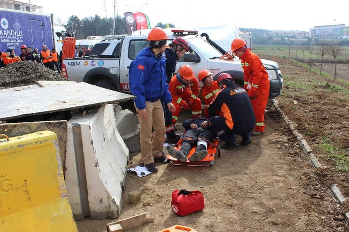 Tekirdağ\'da Deprem Tatbikatı