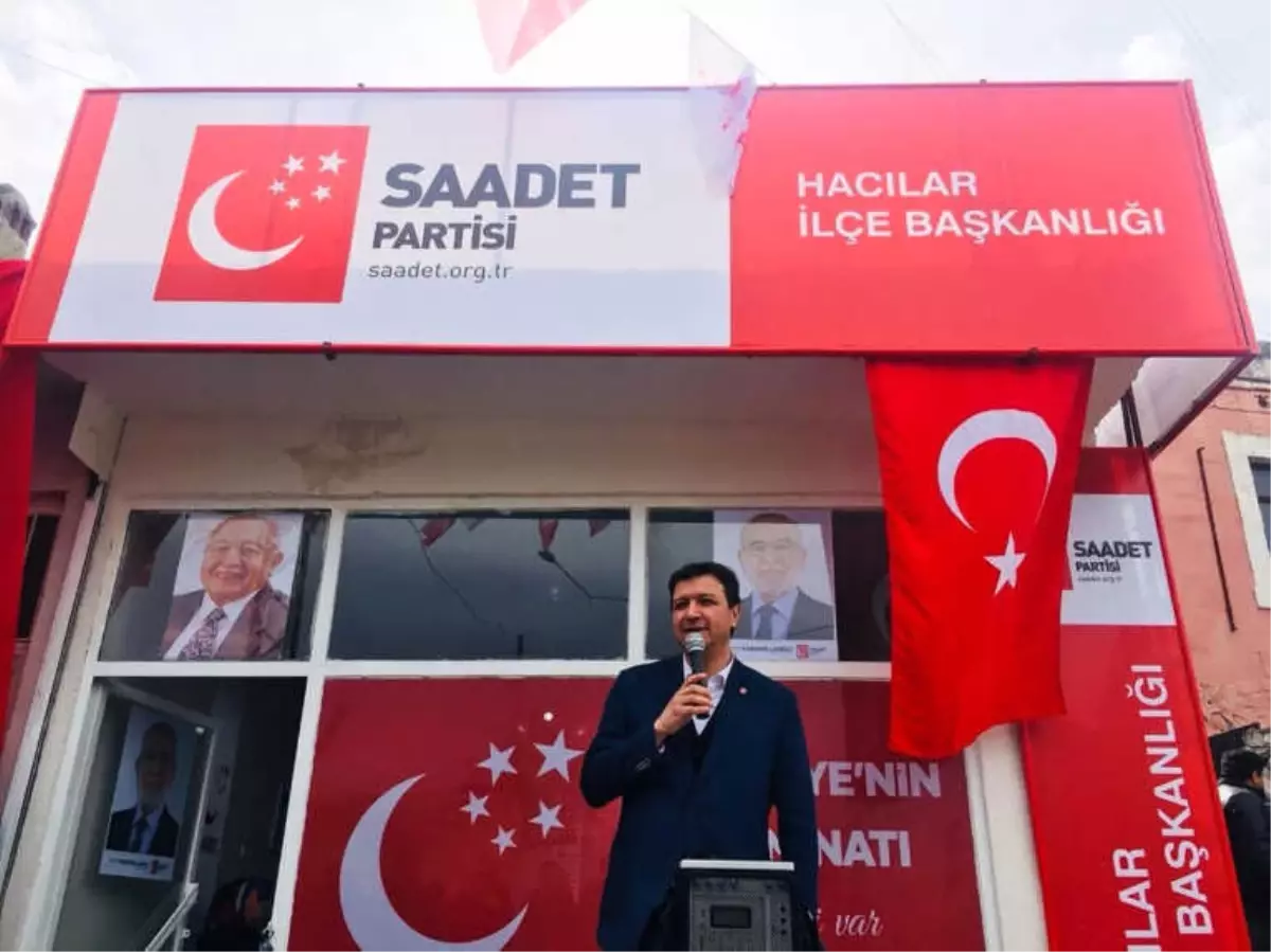 Arıkan, Sp Hacılar İlçe Teşkilatı\'nın Açılışına Katıldı