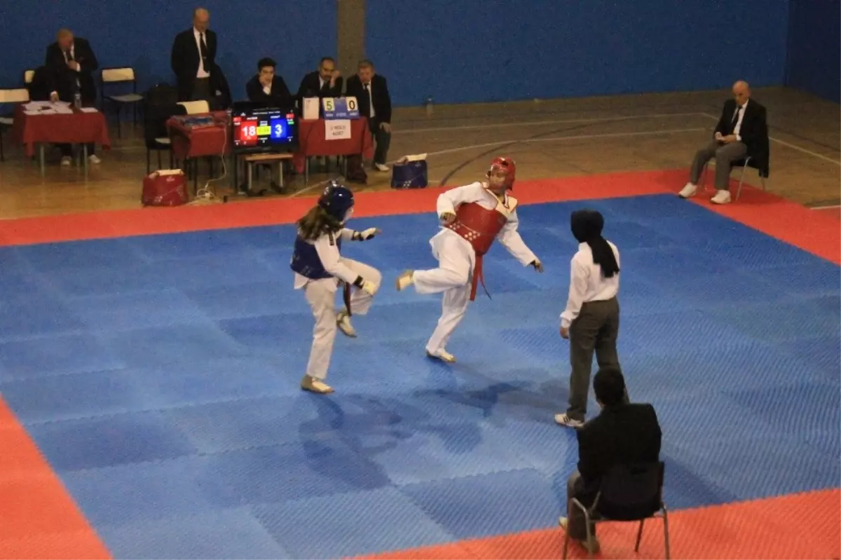 Taekwondo Bölge Maçı Yapıldı