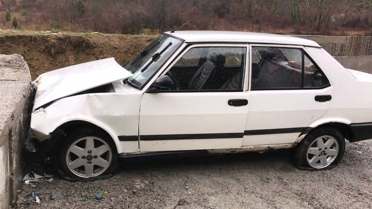 Zonguldak\'ta Trafik Kazası: 1 Ağır Yaralı