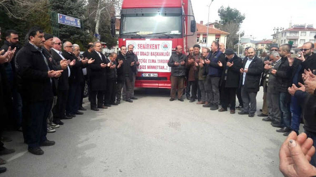 Afrin\'deki Mehmetçik İçin 26 Ton Elma