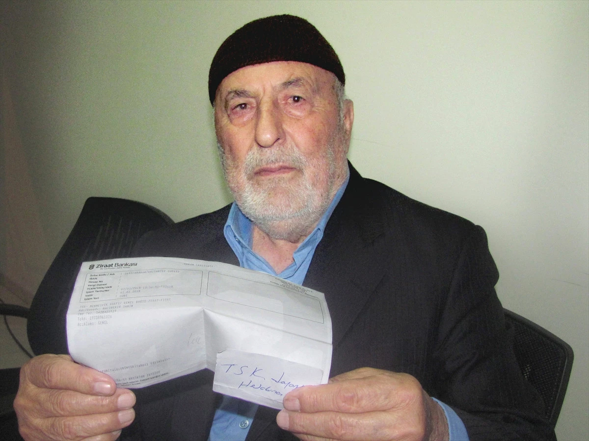 Emekli Maaşını Mehmetçik Vakfı\'na Bağışladı