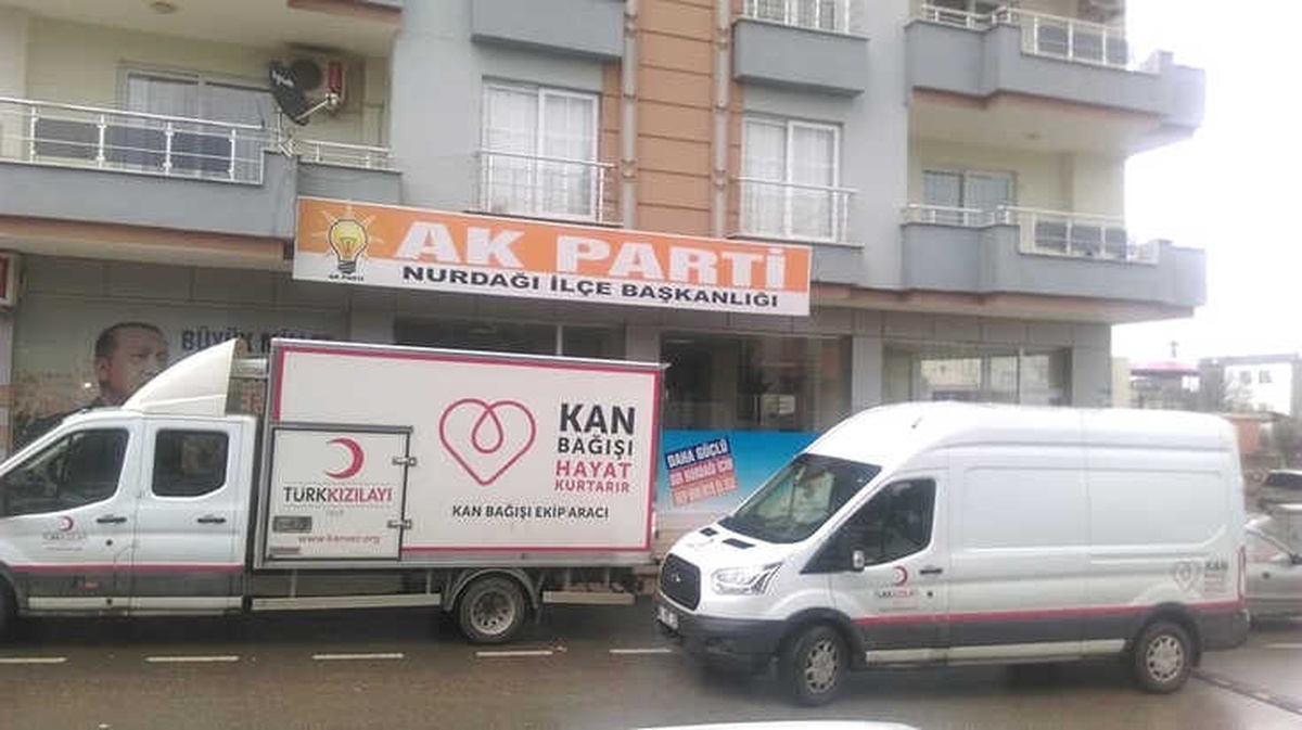 Nurdağı\'nda Mehmetçik İçin Kan Bağışı