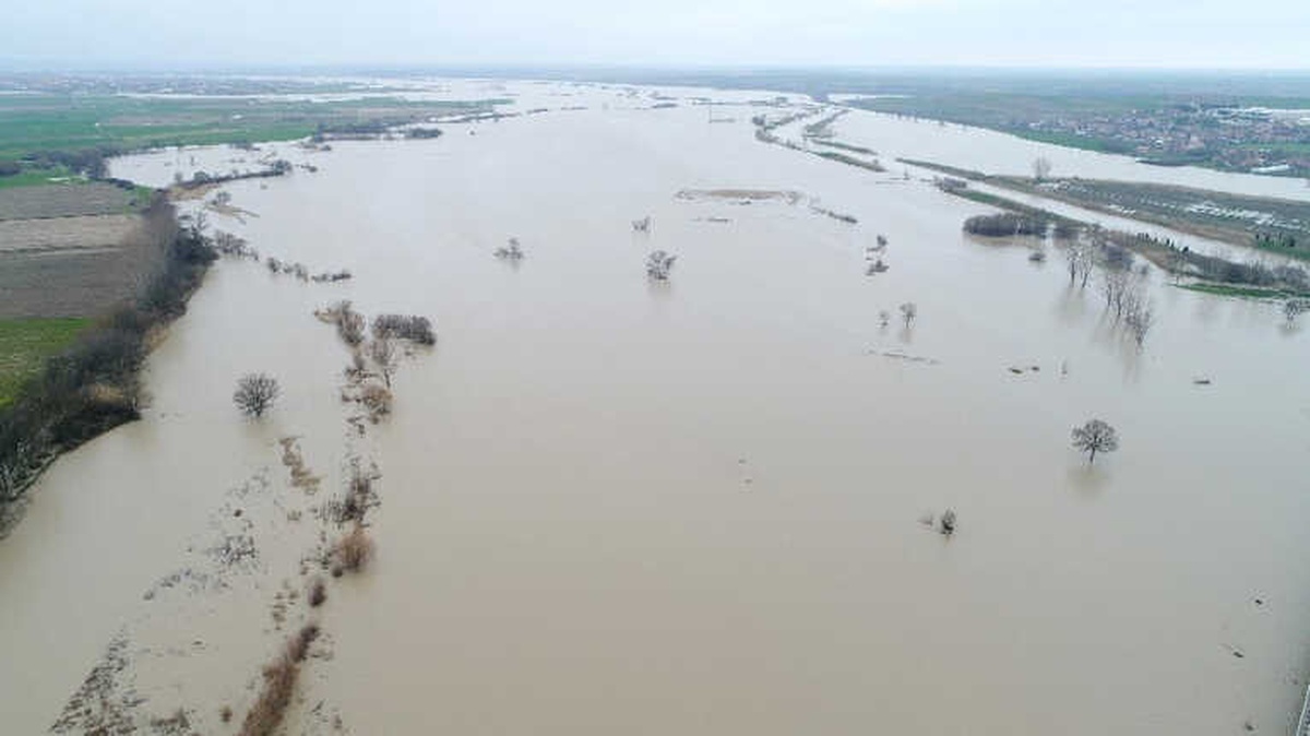 Taşan Ergene Nehri Havadan Görüntülendi