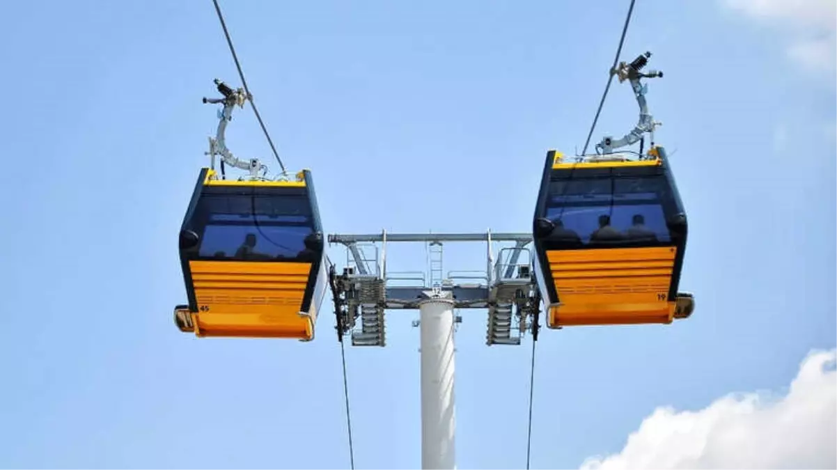 Teleferik Hattında Ağır Bakım Çalışması