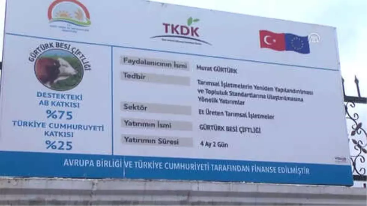 Tkdk\'den Aldığı Hibe Desteğiyle Çiftlik Kurdu