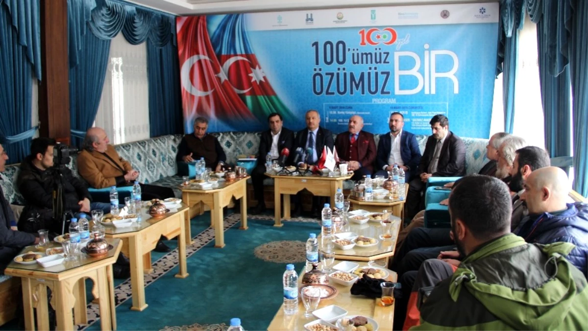 Erzurum\'da "100\'ümüz Özümüz Bir" Toplantısı