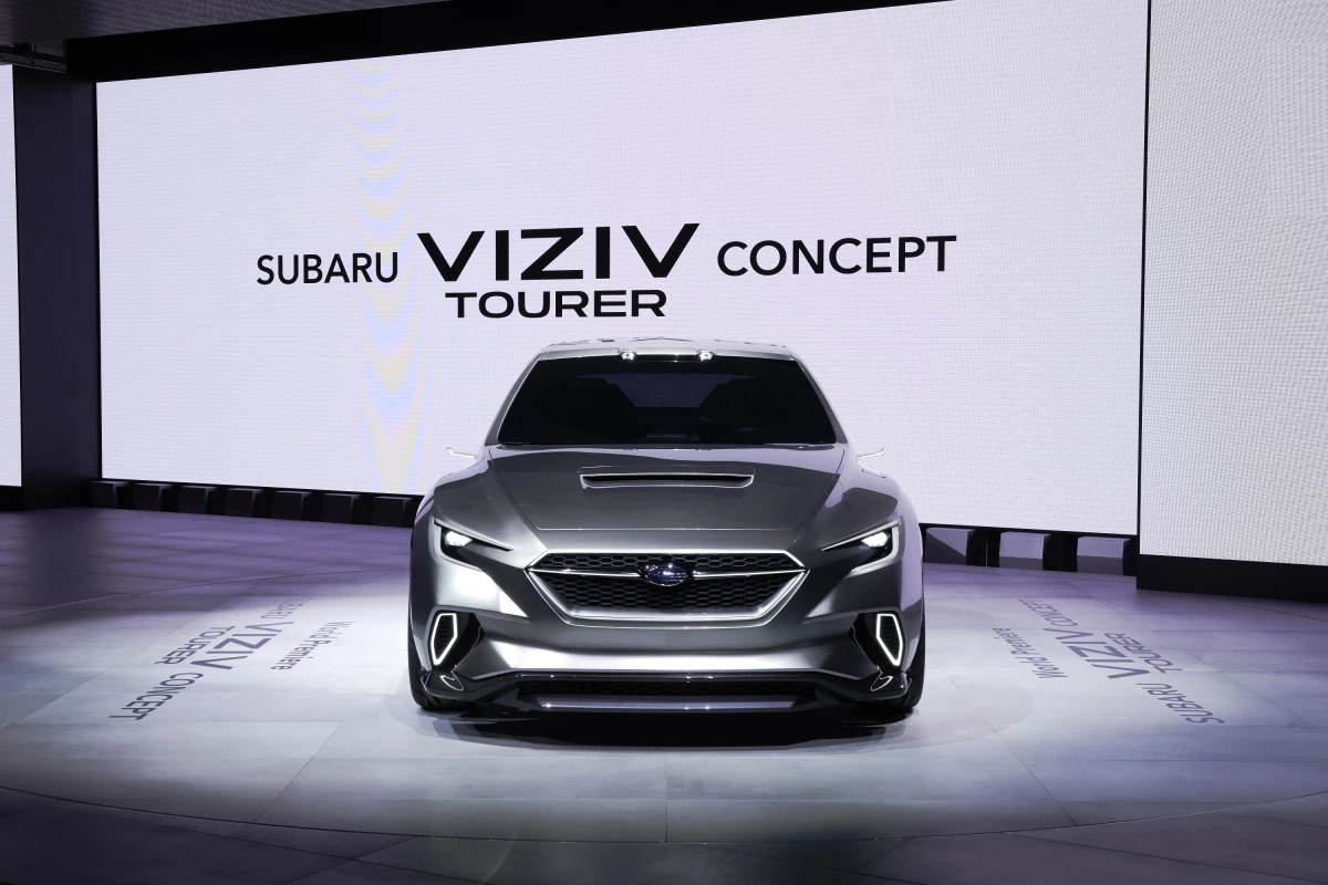 Subaru Vızıv Tourer Concept 2018 Cenevre Otomobil Fuarı\'nda