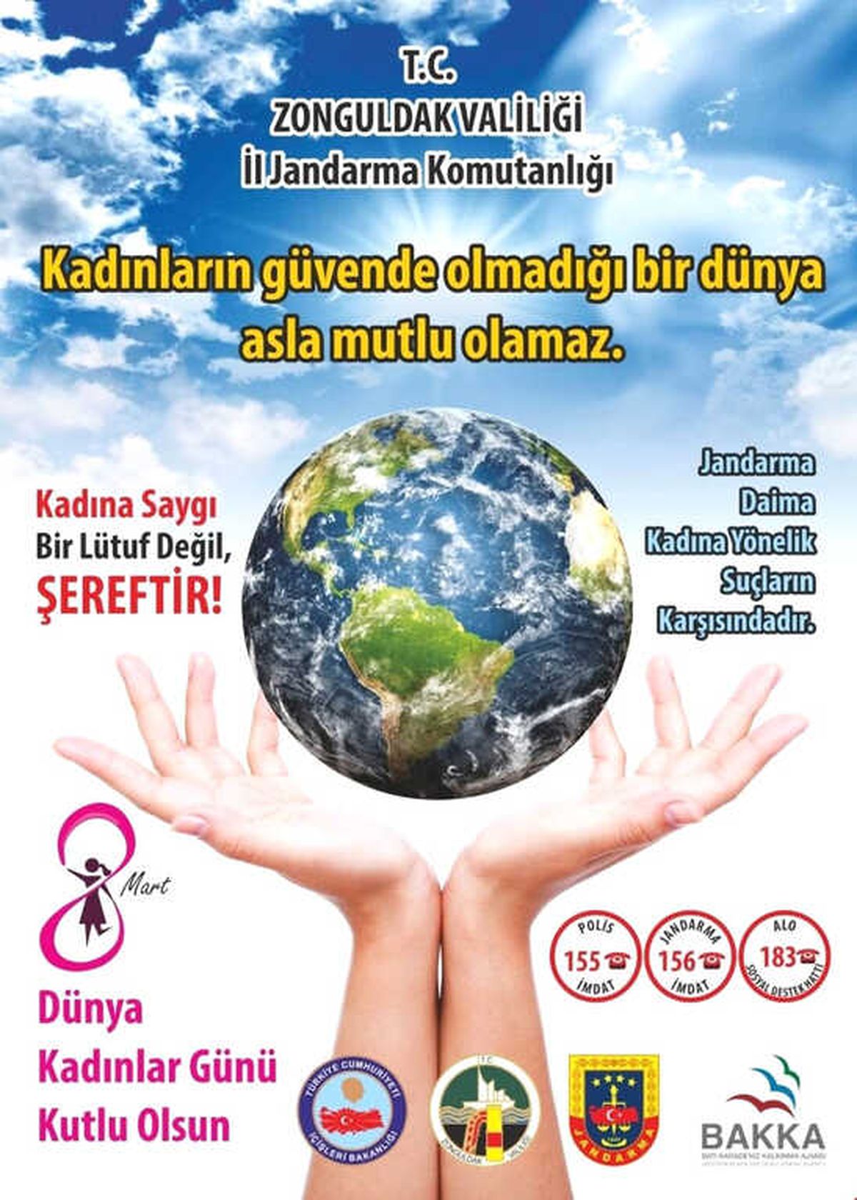 67 Burda Avm\'de "Kadınların Onuru, Herkesin Sorumluluğu" Projesi