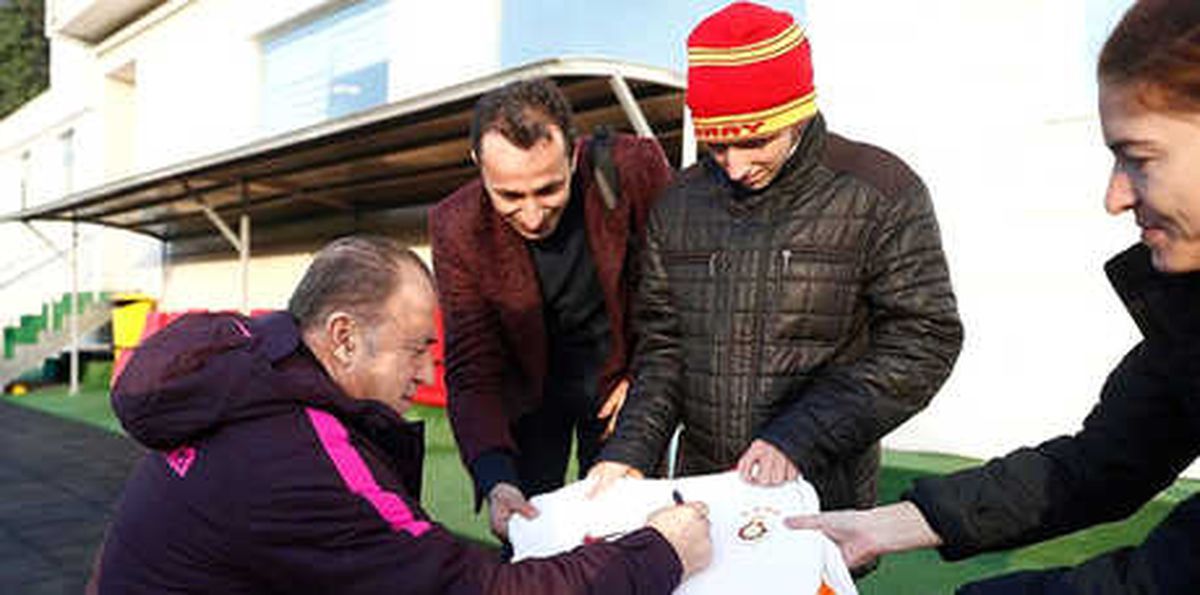 Galatasaray Antrenmanında Özel Misafir!