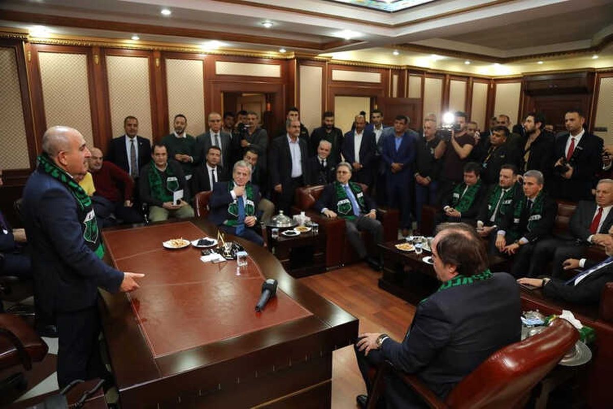 Tff Başkanı Yıldırım Demirören Başkan Kara\'yı Ziyaret Etti