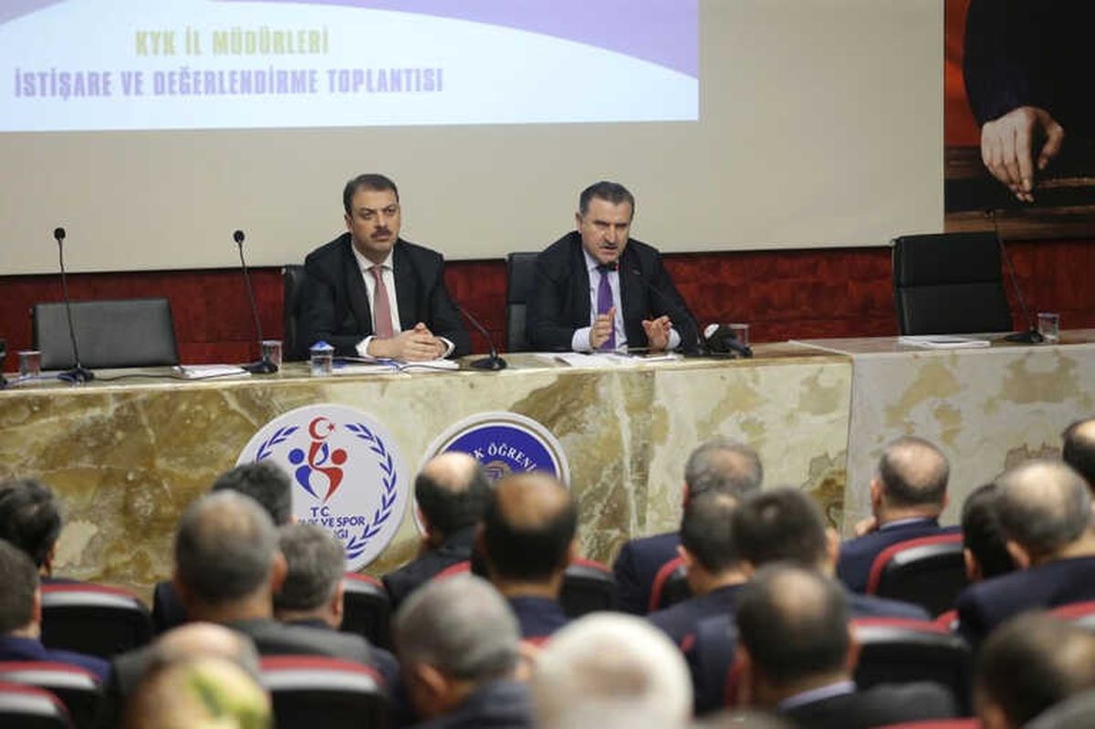 Bakan Osman Aşkın Bak, Kyk İl Müdürleri ile Bir Araya Geldi