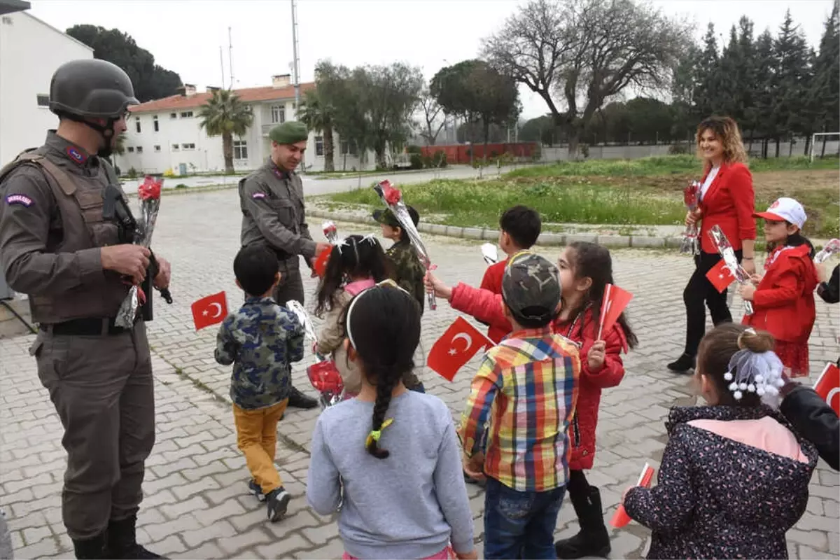 Germencikli Minikler Jandarmayı Ziyaret Etti